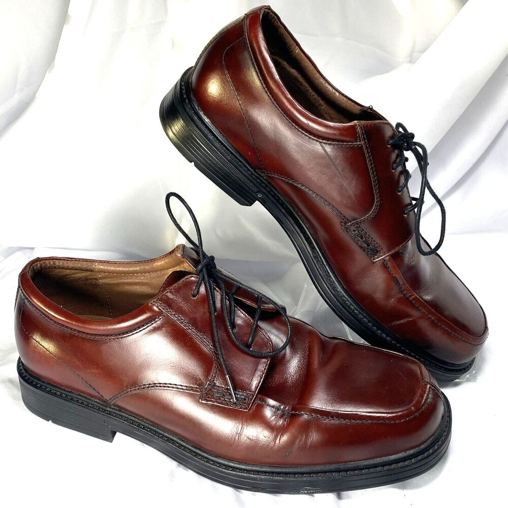 Nunn Bush Men's Dress Shoes Size 9 M Farrell Brown 83590 Comfort Gel
